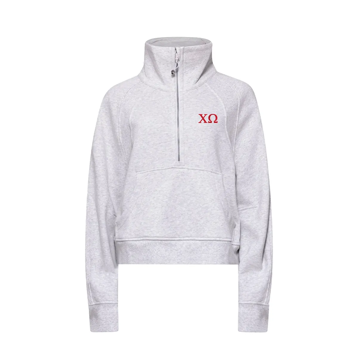 Chi Omega Lululemon Scuba Oversized Funnel-Neck Half Zip 1
