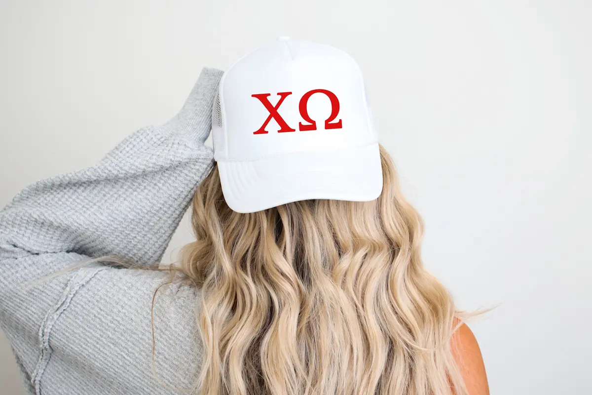 Chi Omega Trucker Hat 1