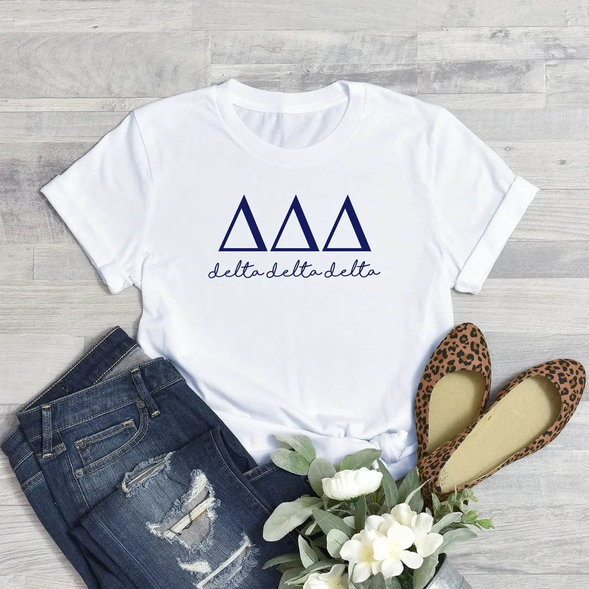 Delta Delta Delta Short Sleeve T-Shirt 1