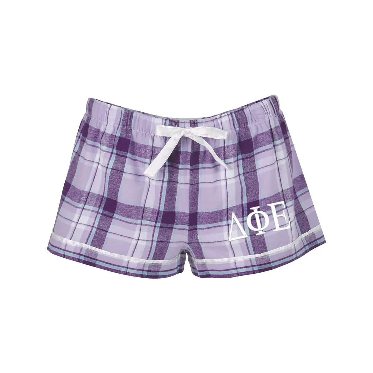Delta Phi Epsilon Flannel Boxer Shorts 1