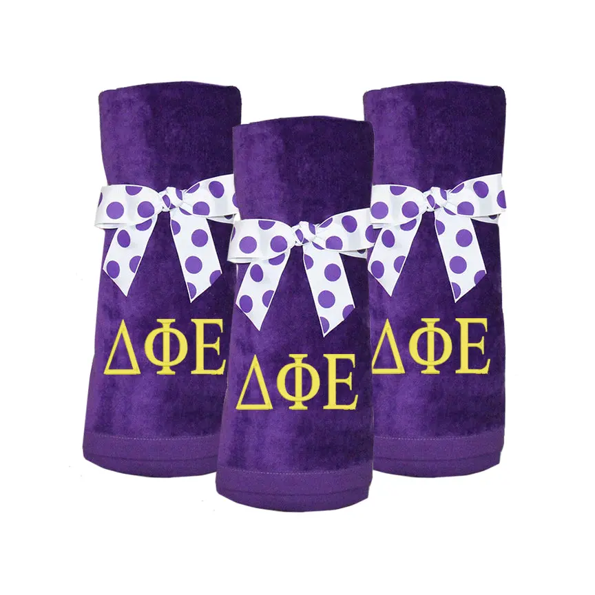 Delta Phi Epsilon Beach Towel 1