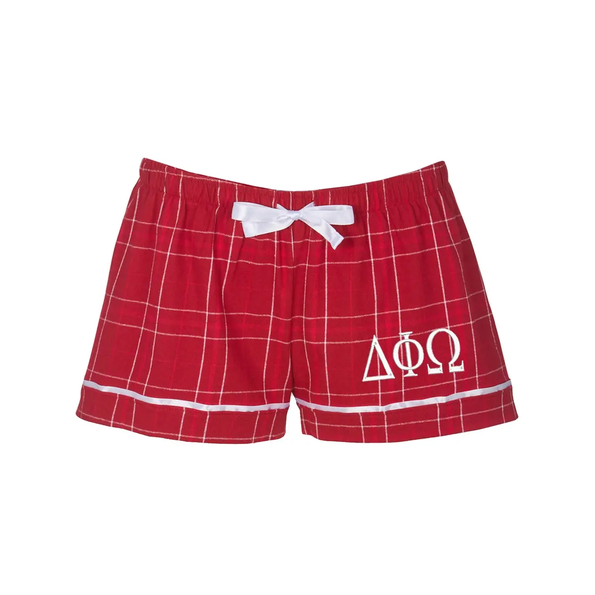 Delta Phi Omega Flannel Boxer Shorts 1