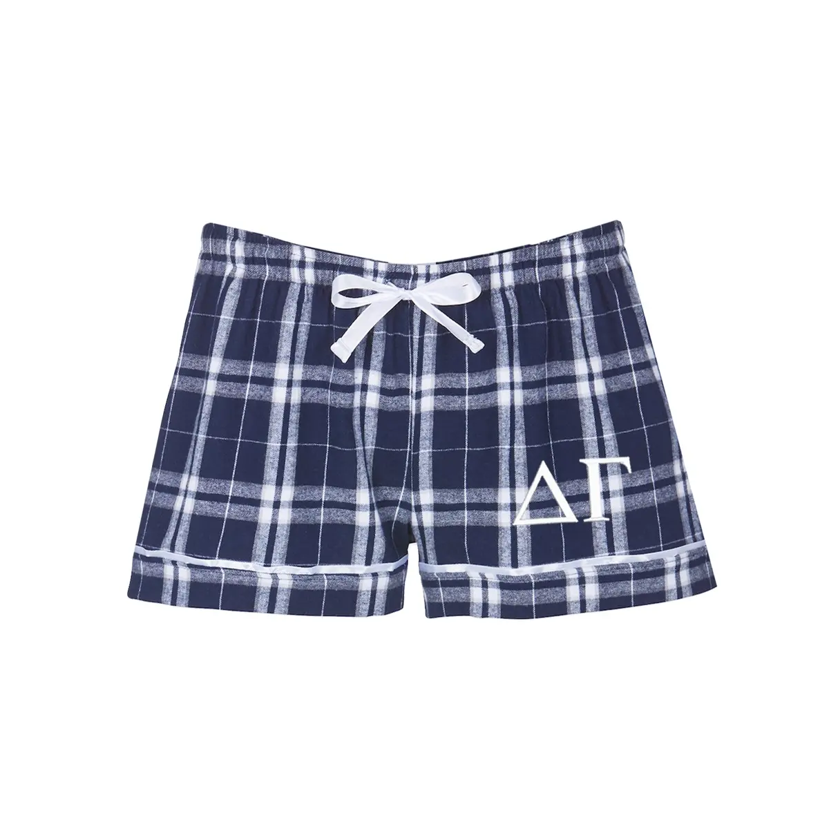 Delta Gamma Flannel Boxer Shorts 1