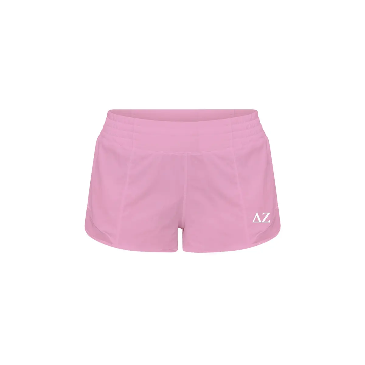 Delta Zeta Lululemon Hotty Hot High-Rise Lined Short 2.5" - Pink Frosting 1