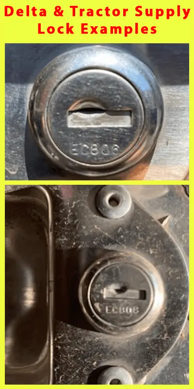 Ec811 Truck Toolbox Key For Locks Made By Delta, Tractor Supply, Dee Zee, Better Built & Eberhard 2