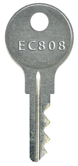 Ec808 Truck Toolbox Key For Locks Made By Delta, Tractor Supply, Dee Zee, Better Built & Eberhard 1