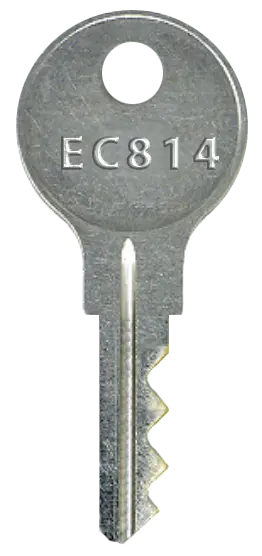 Ec814 Truck Toolbox Key For Locks Made By Delta, Tractor Supply, Dee Zee, Better Built & Eberhard 1