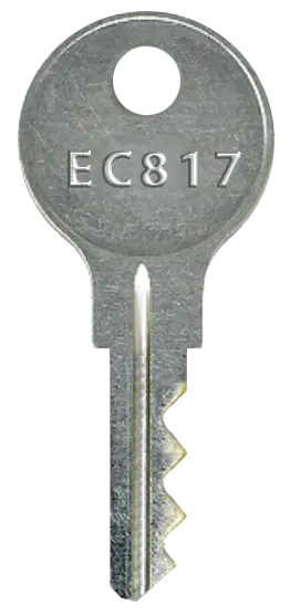 Ec817 Truck Toolbox Key For Locks Made By Delta, Tractor Supply, Dee Zee, Better Built & Eberhard 1