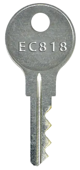 Ec818 Truck Toolbox Key For Locks Made By Delta, Tractor Supply, Dee Zee, Better Built & Eberhard 1