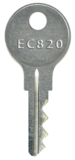 Ec820 Truck Toolbox Key For Locks Made By Delta, Tractor Supply, Dee Zee, Better Built & Eberhard 1