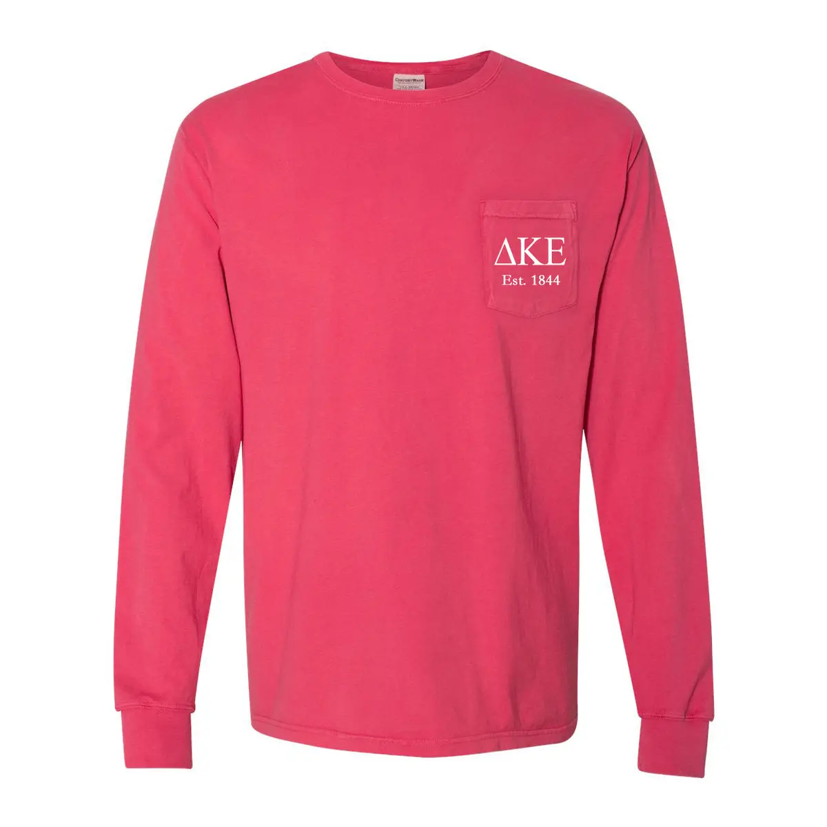 Delta Kappa Epsilon Long Sleeve Pocket Tee 1