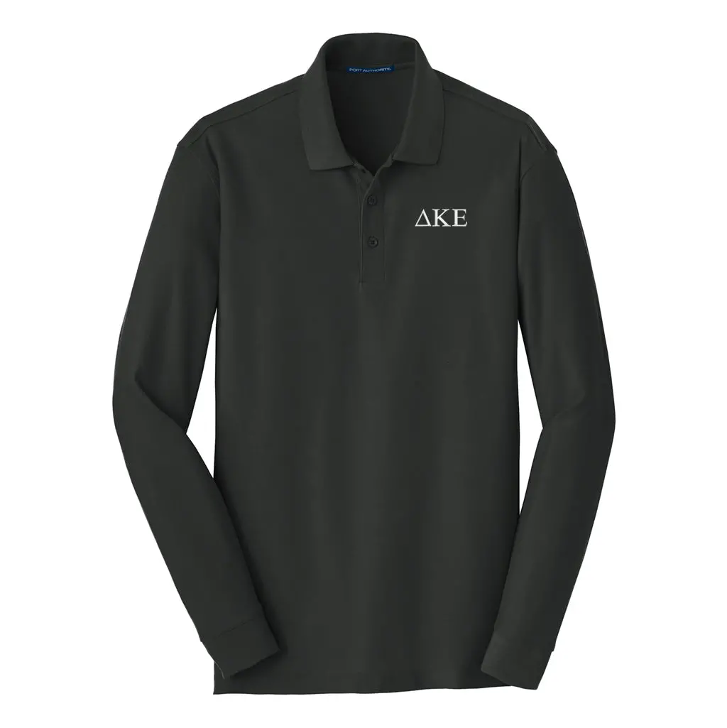 Delta Kappa Epsilon Long Sleeve Polo 1