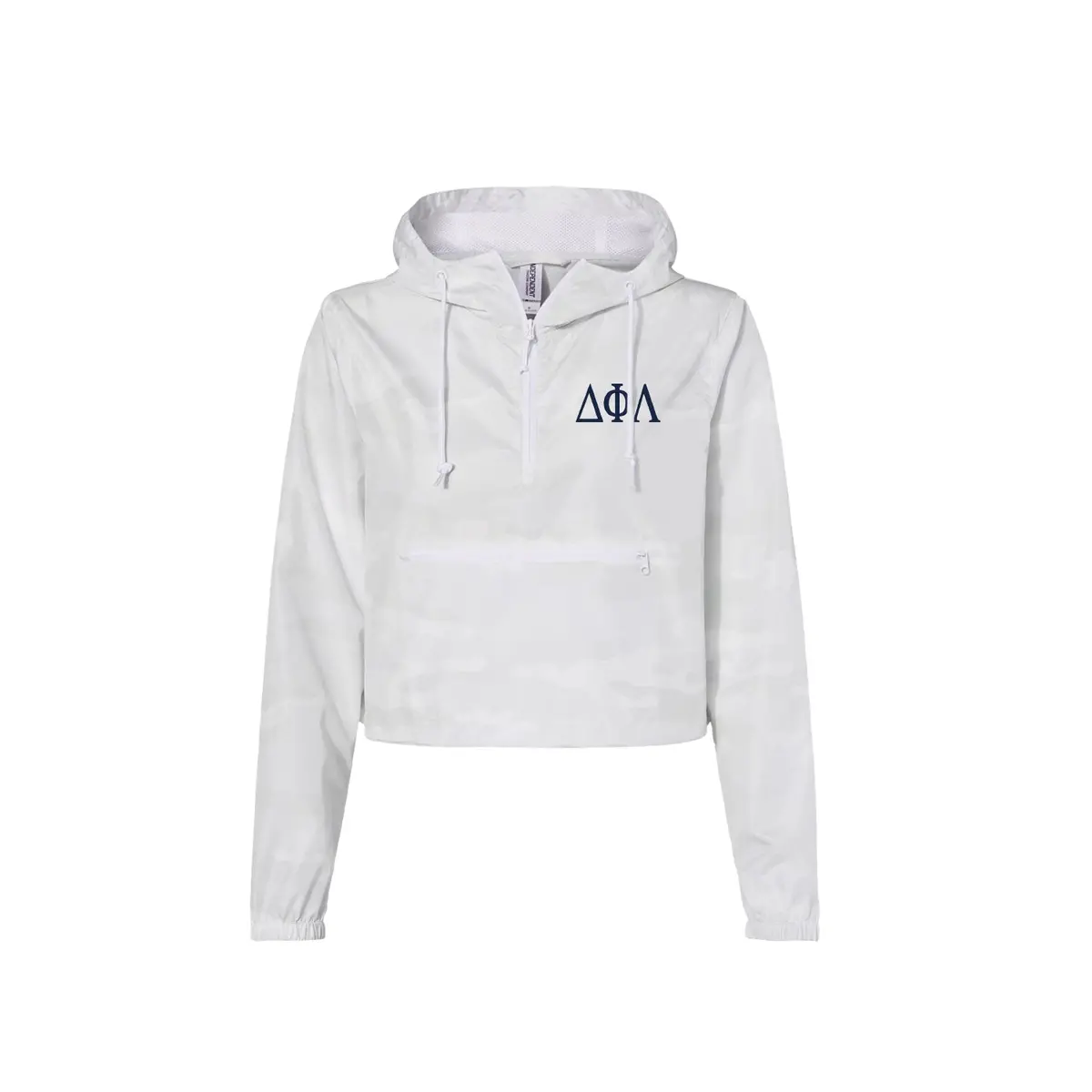 Delta Phi Lambda Crop Windbreaker 1
