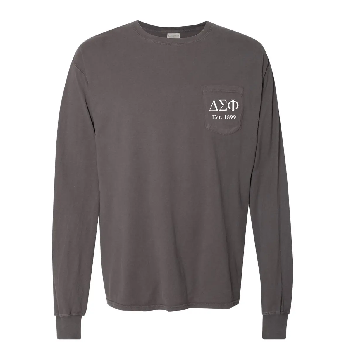 Delta Sigma Phi Long Sleeve Pocket Tee 1