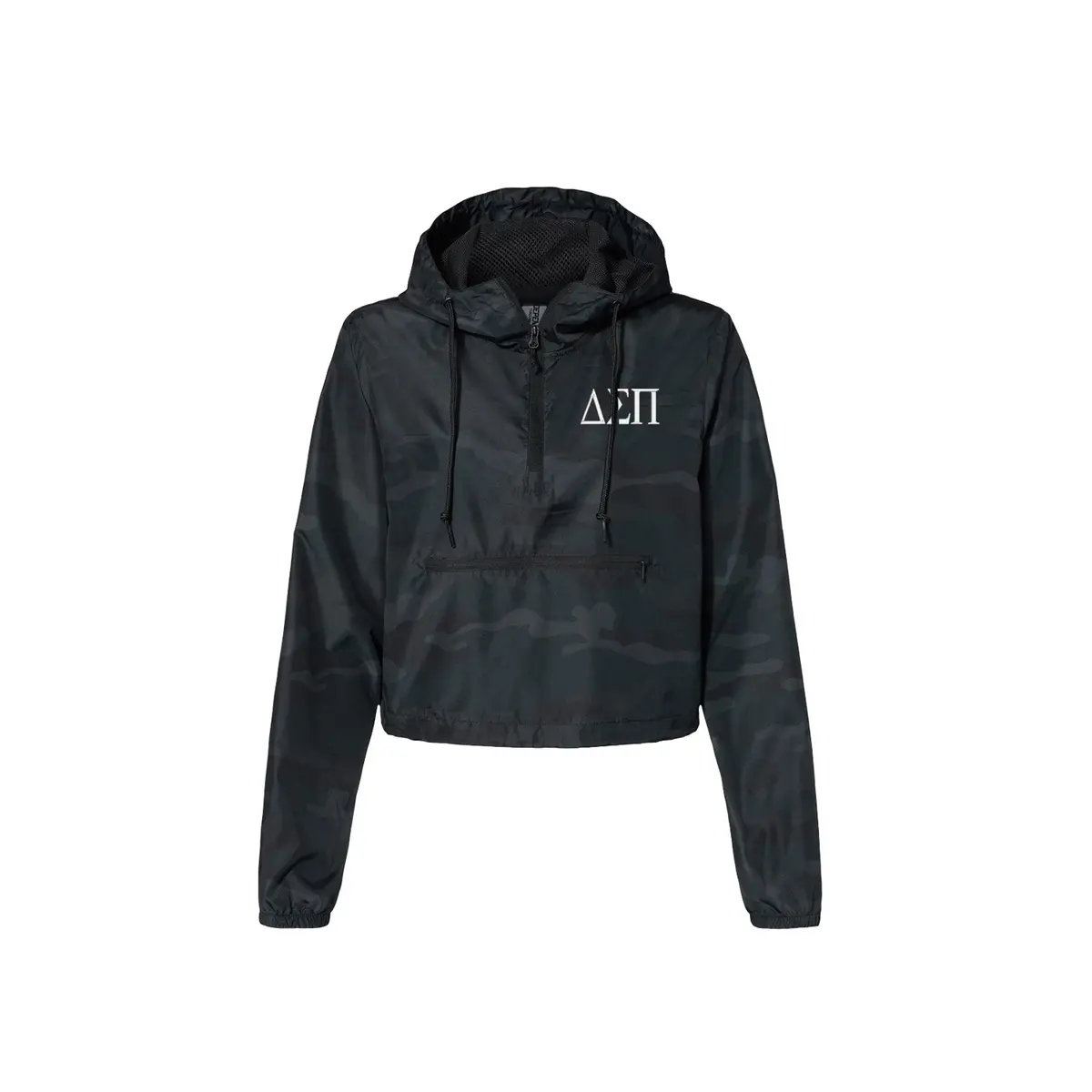 Delta Sigma Pi Crop Windbreaker 1