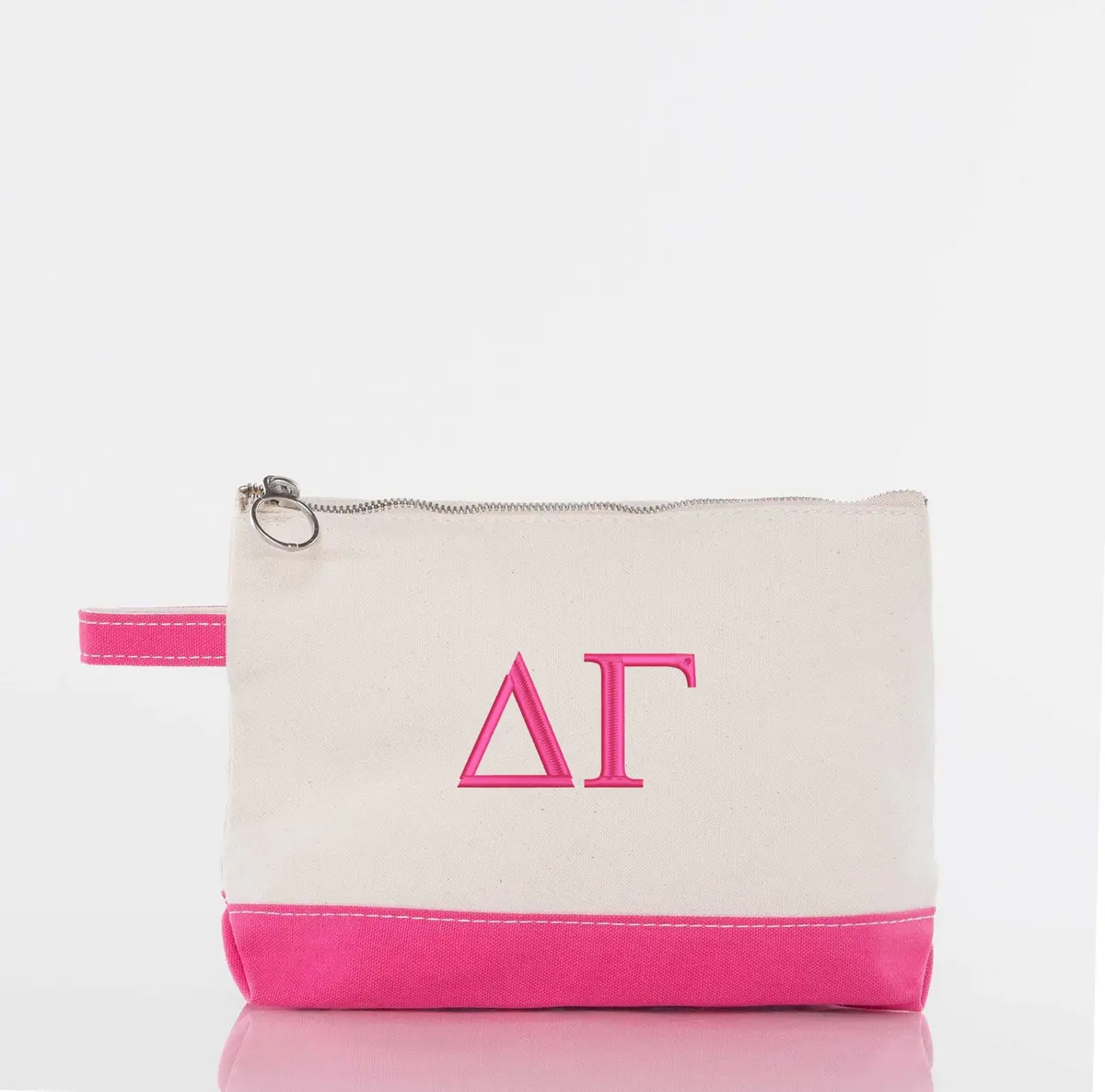 Delta Gamma Canvas Cosmetic Bag 1