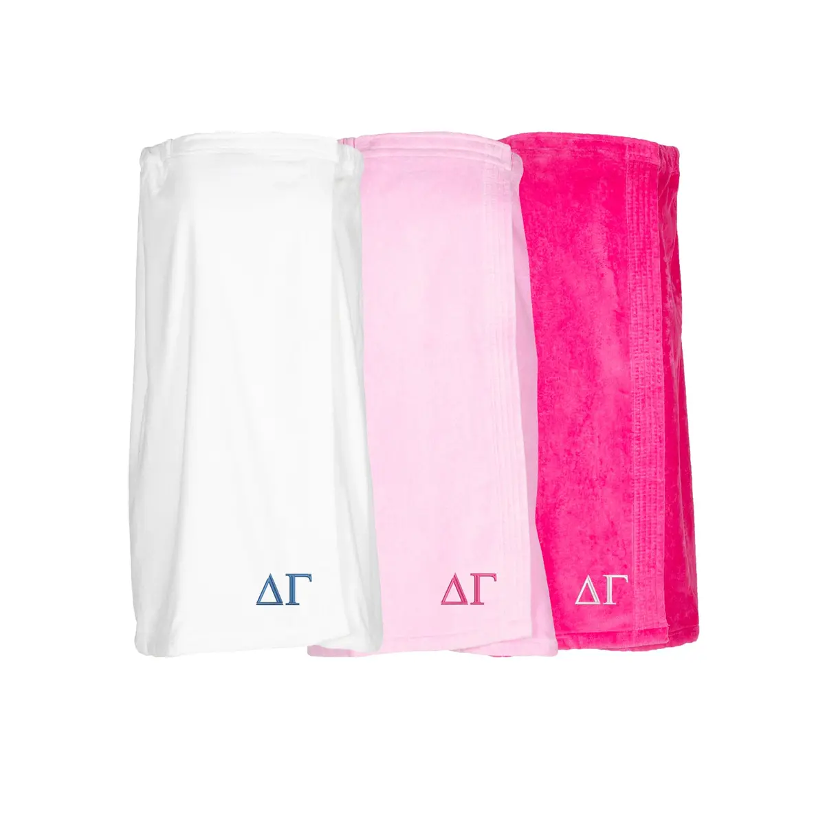 Delta Gamma Terry Velour Spa Wrap 1