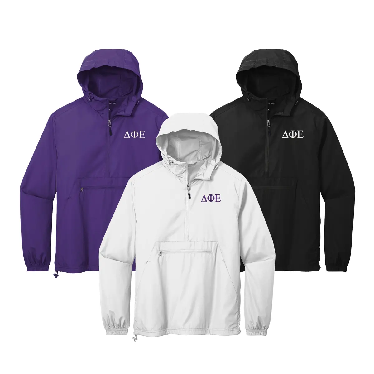 Delta Phi Epsilon Windbreaker - Letters 1