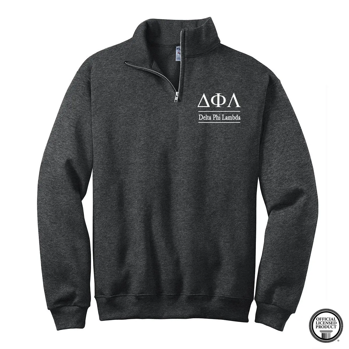 Delta Phi Lambda Quarter Zip Pullover 1