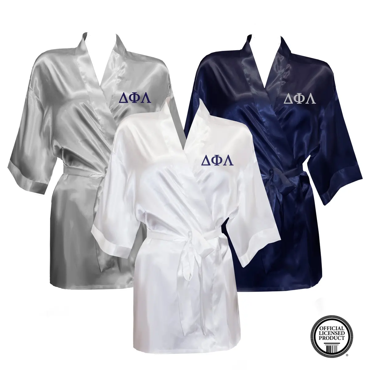 Delta Phi Lambda Satin Robe 1