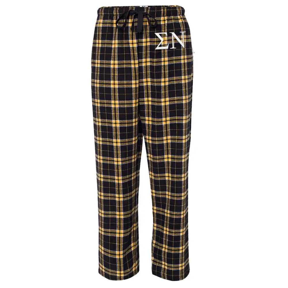 Sigma Nu Flannel Pajama Pants 1