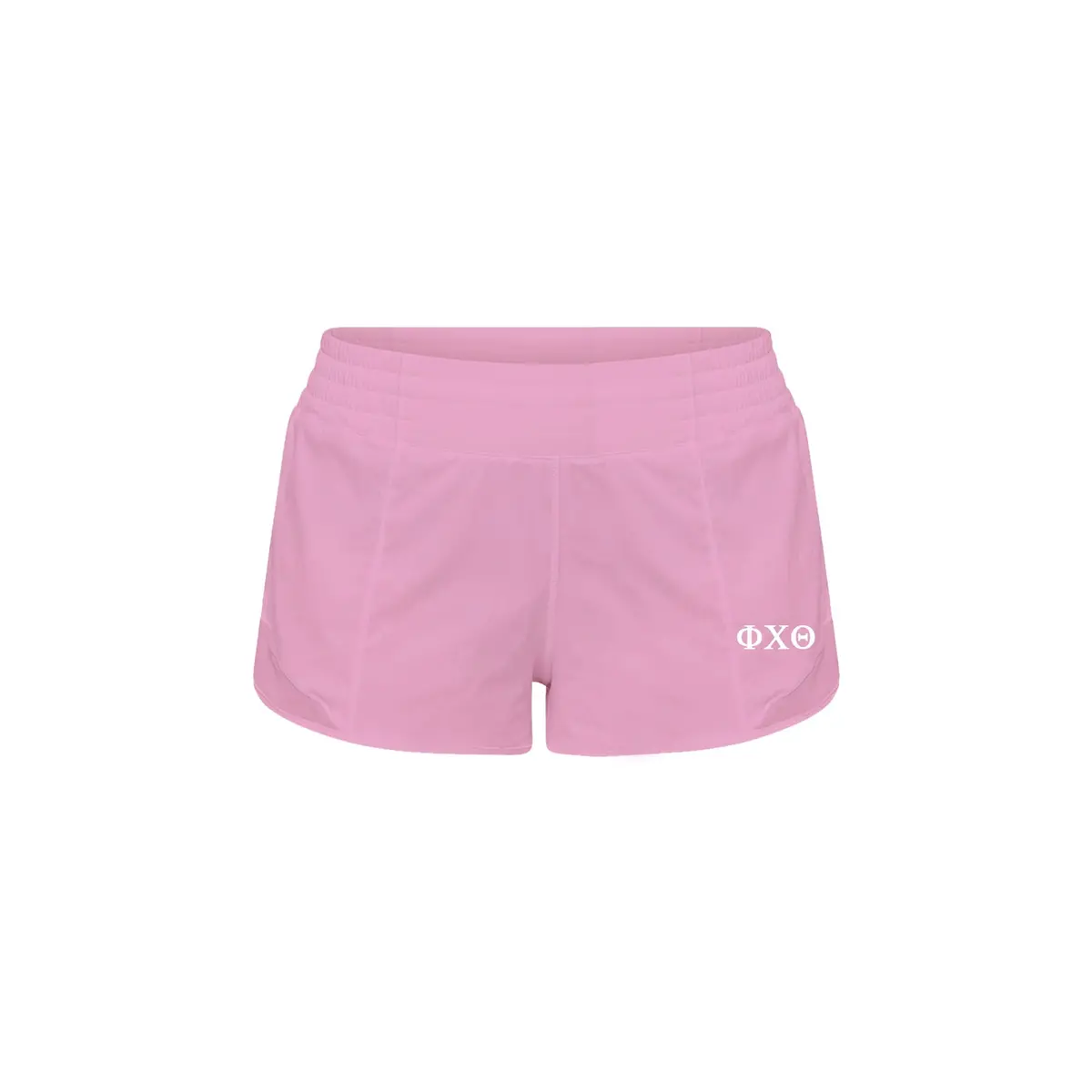 Phi Chi Theta Lululemon Hotty Hot High-Rise Lined Short 2.5" - Pink Frosting 1