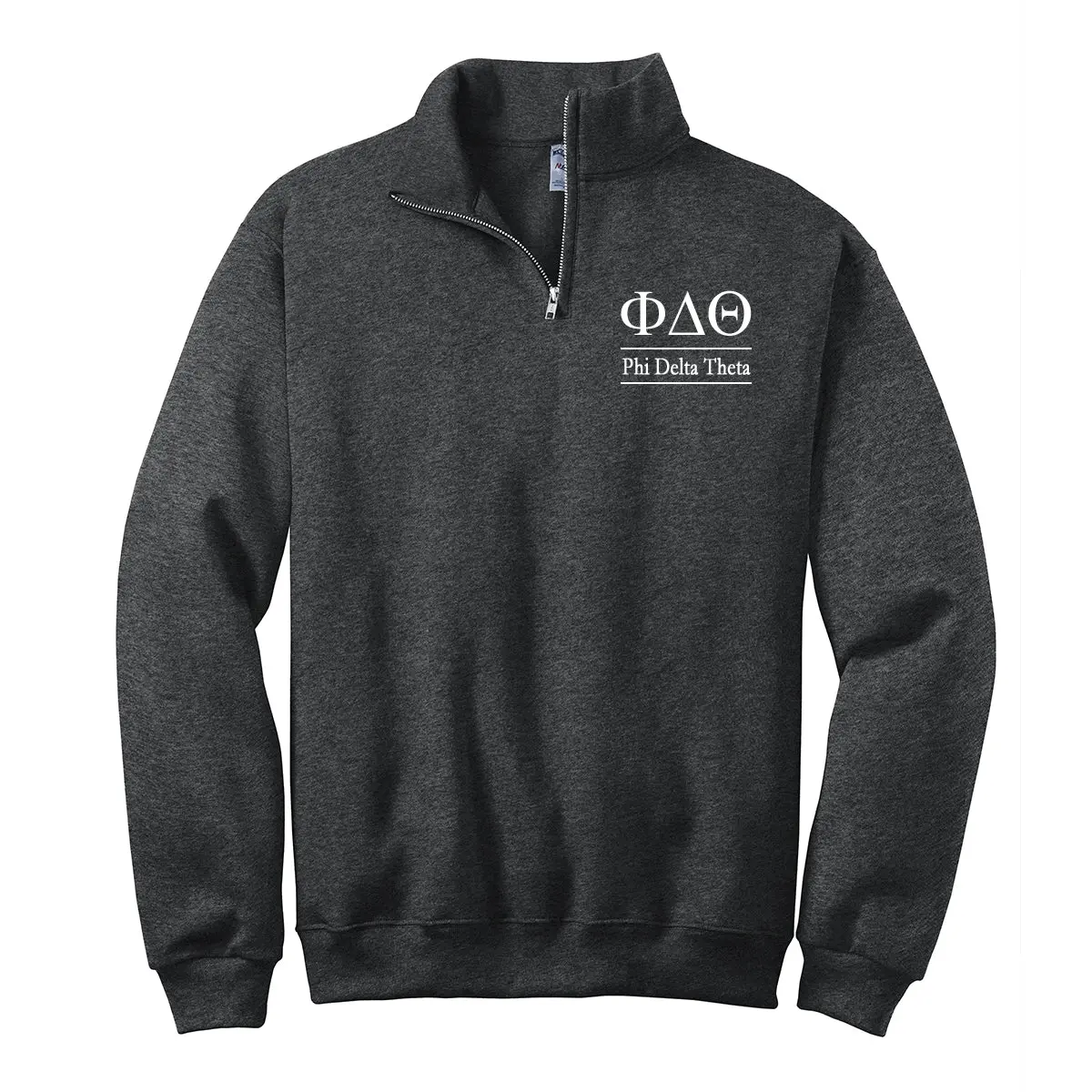 Phi Delta Theta Quarter Zip Pullover Sweatshirt 1