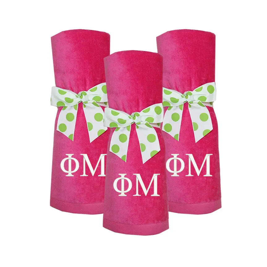 Phi Mu Beach Towel 1
