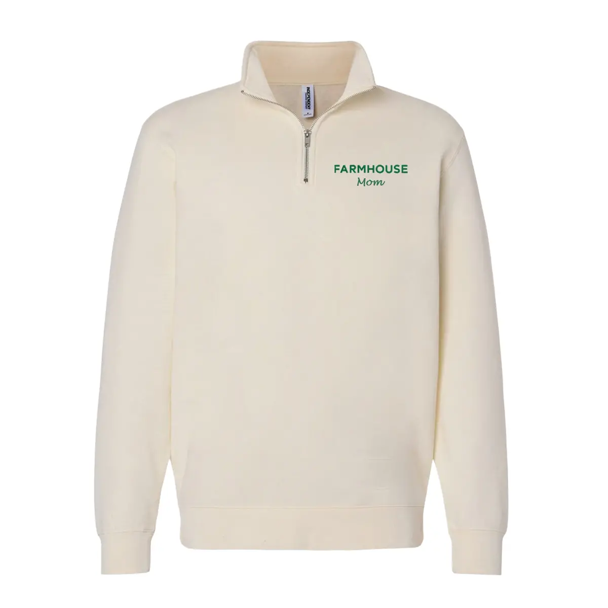 Farmhouse Mom Quarter Zip Sweatshirt 1