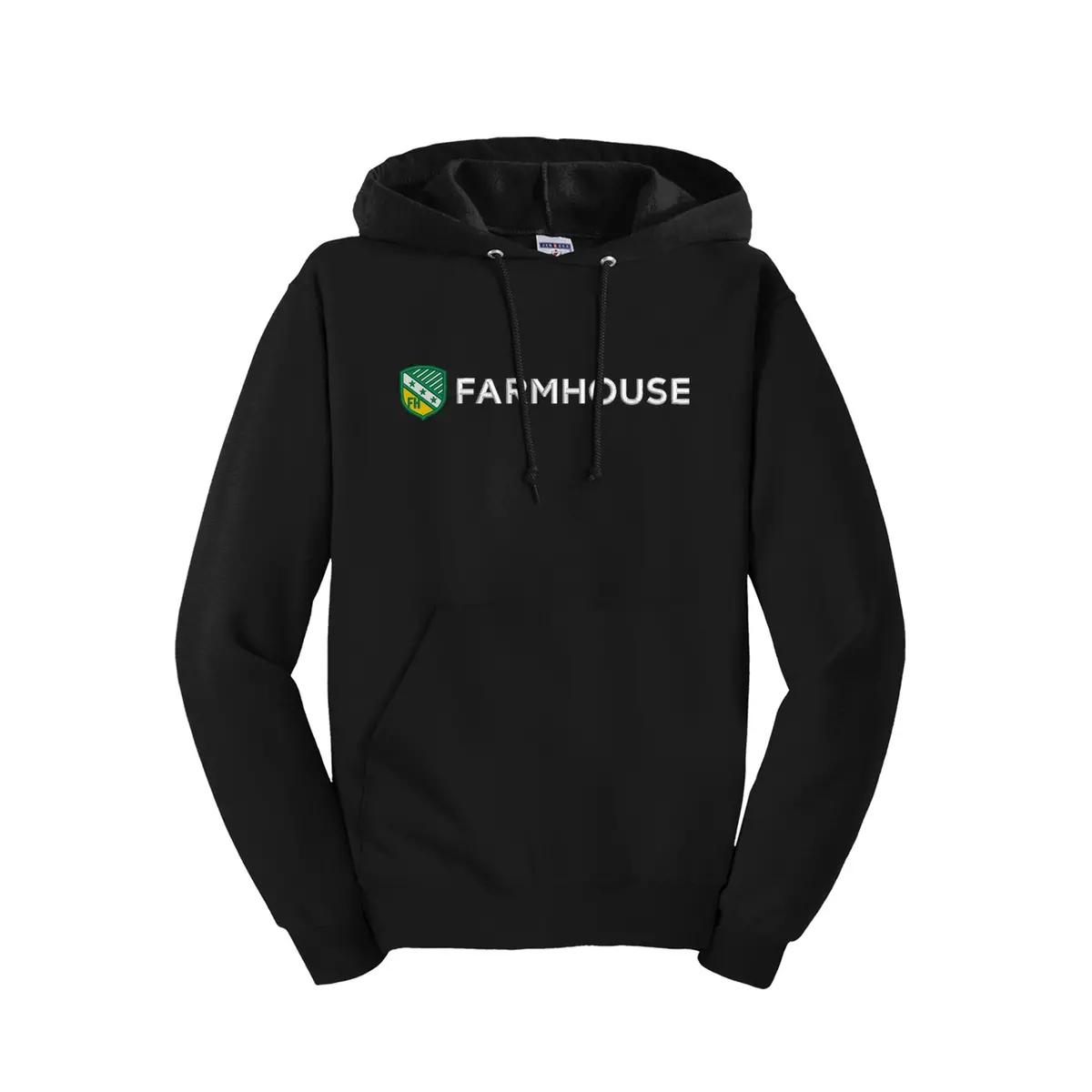 Farmhouse Fraternity Embroidered Hooded Pullover 1