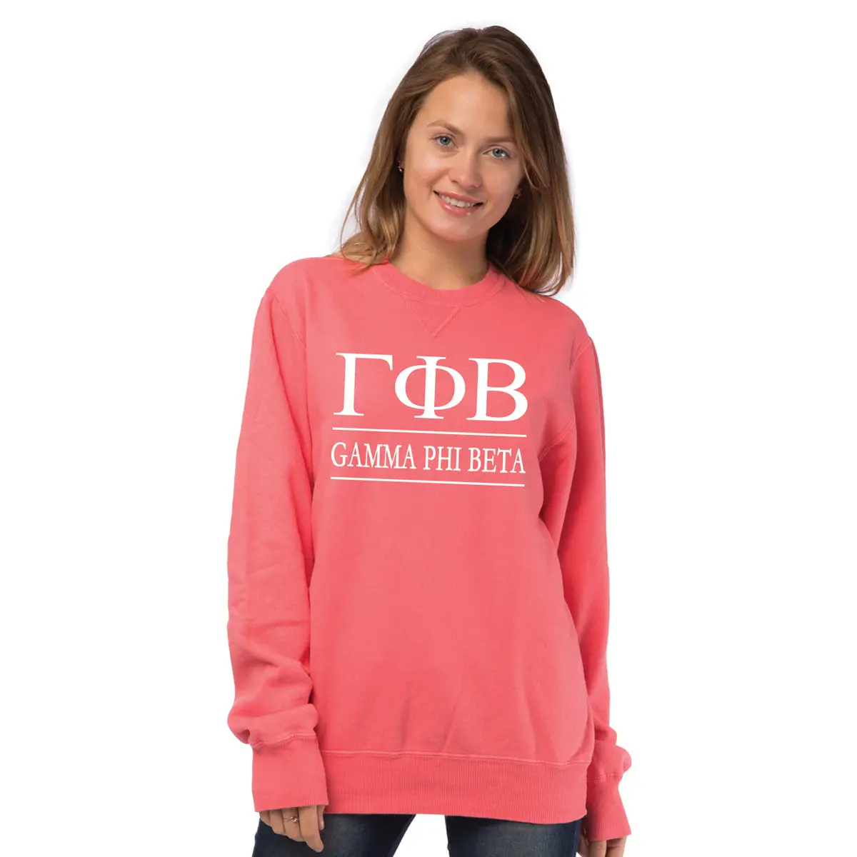 Gamma Phi Beta Vintage Color Crewneck Sweatshirt 1