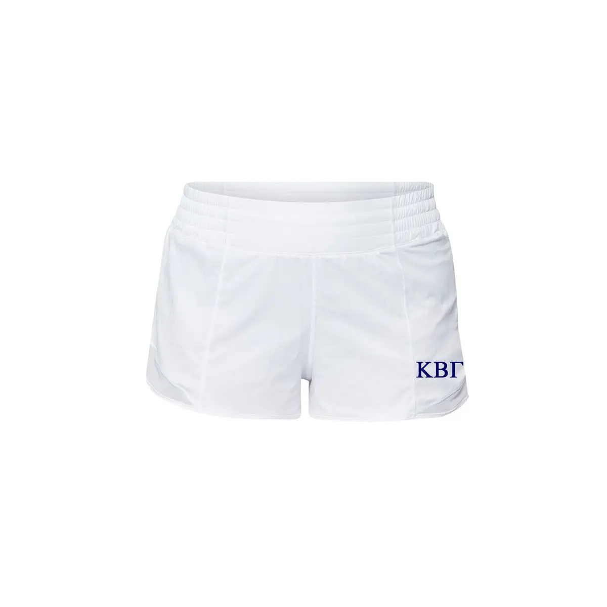 Kappa Beta Gamma Lululemon Hotty Hot High-Rise Lined Short 2.5" - White 1