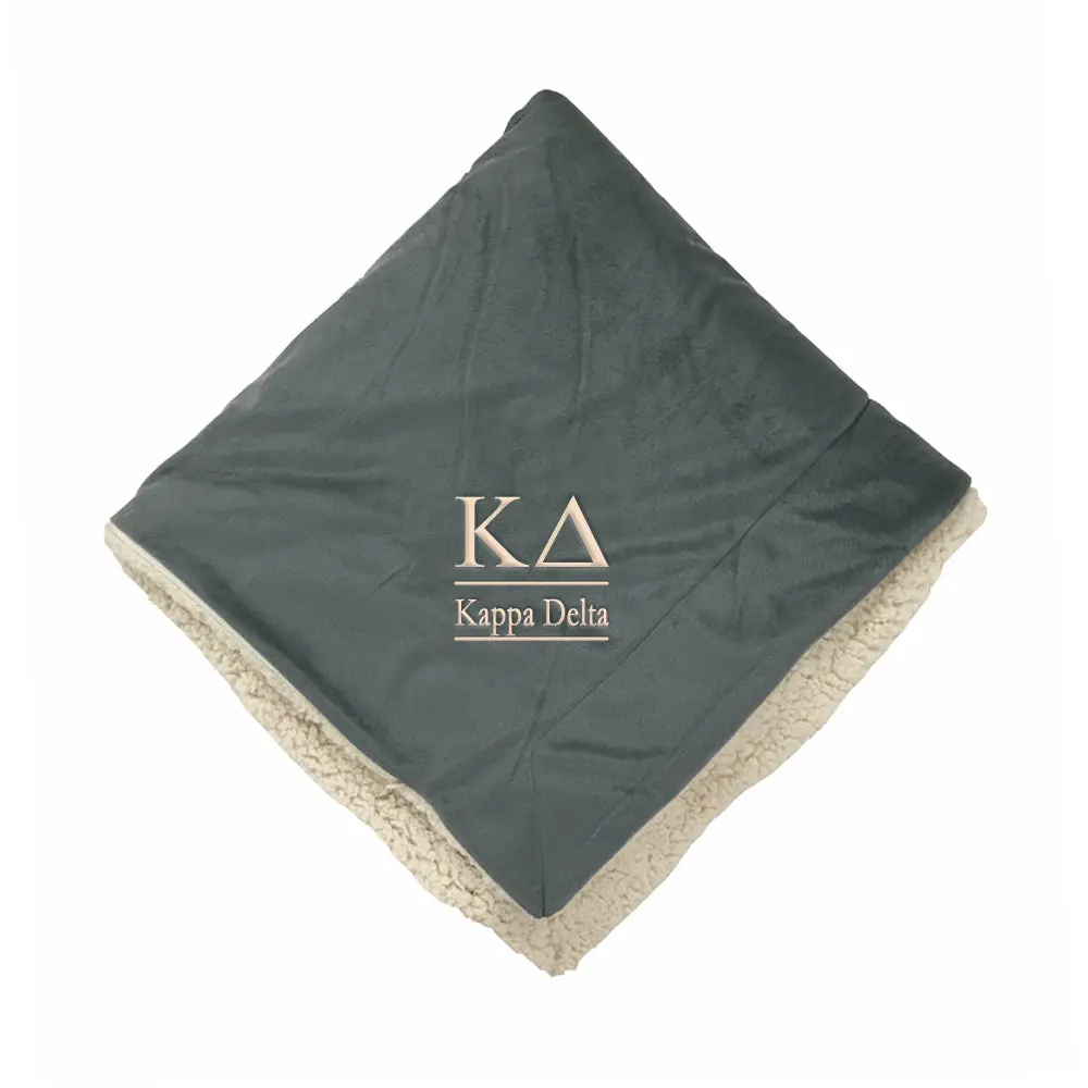 Kappa Delta Sherpa Throw Blanket 1