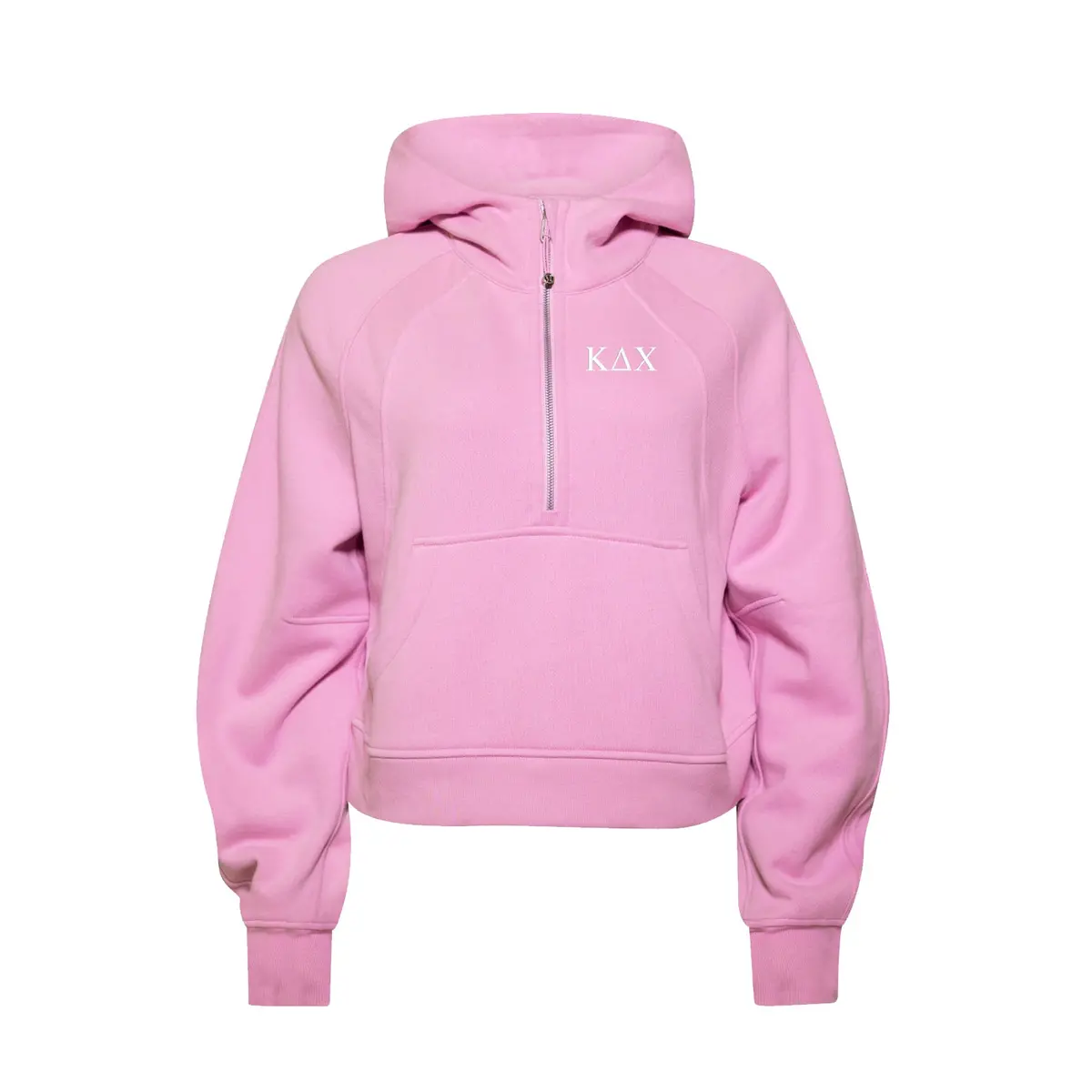 Kappa Delta Chi Lululemon Scuba Oversized Half-Zip Hoodie - Pink Frosting 1