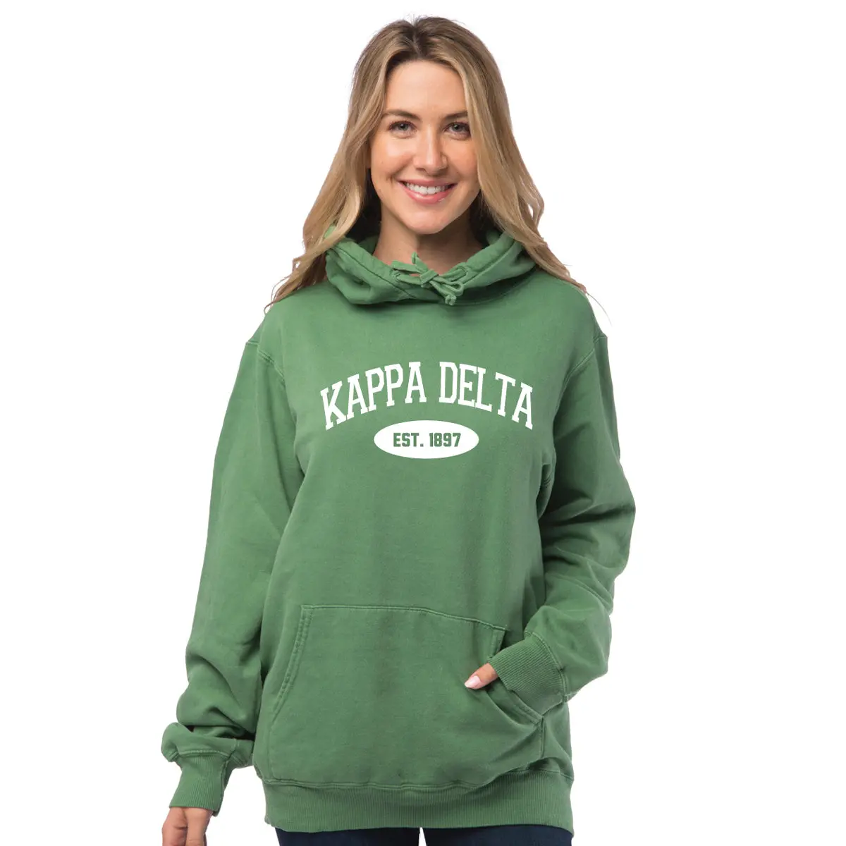 Kappa Delta Hooded Pullover Vintage Sweatshirt 1