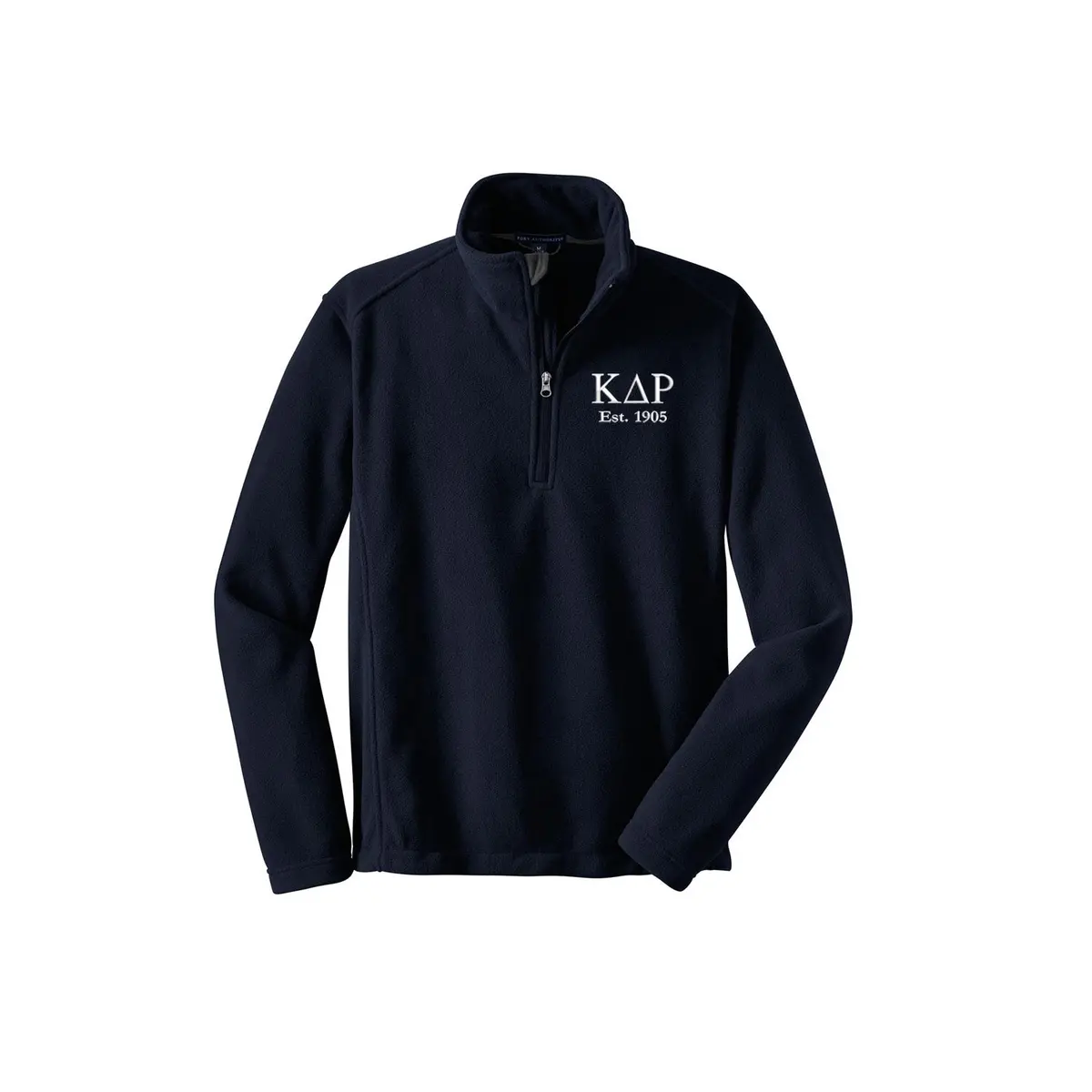 Kappa Delta Rho Est Quarter Zip Fleece Pullover 1