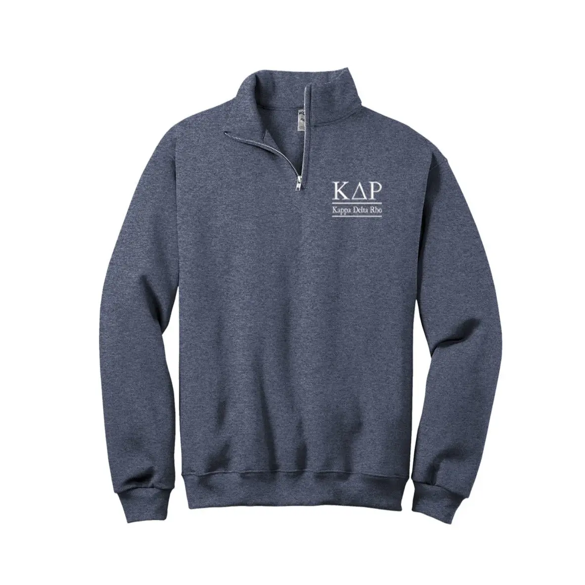 Kappa Delta Rho Quarter Zip Pullover Sweatshirt 1