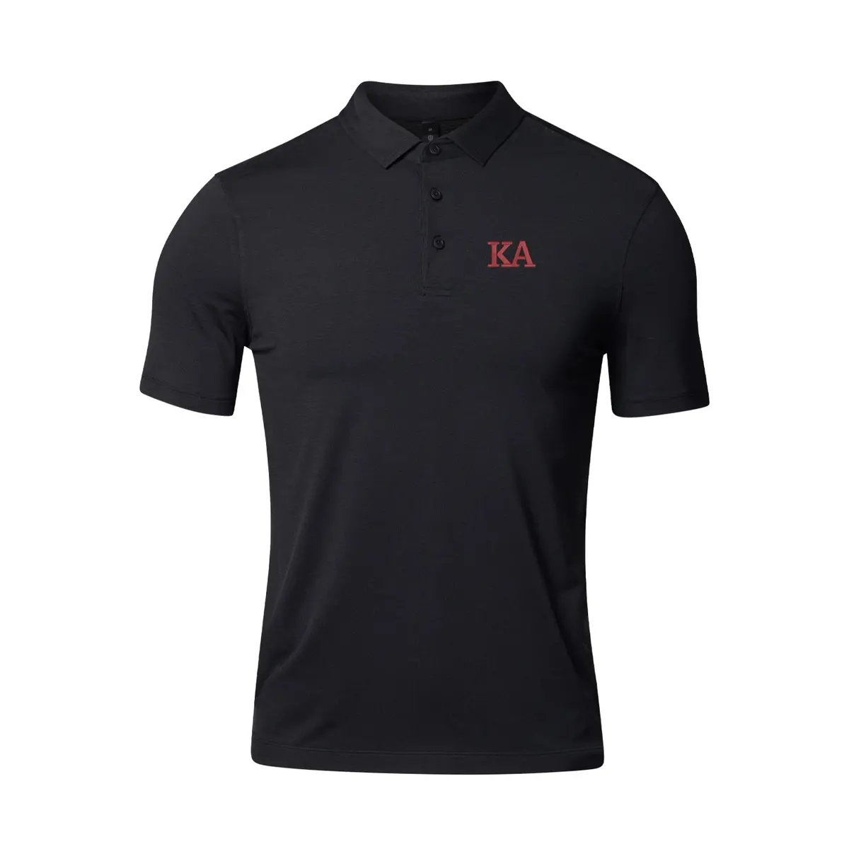 Kappa Alpha Order Lululemon Evolution Short-Sleeve Polo - Black 1