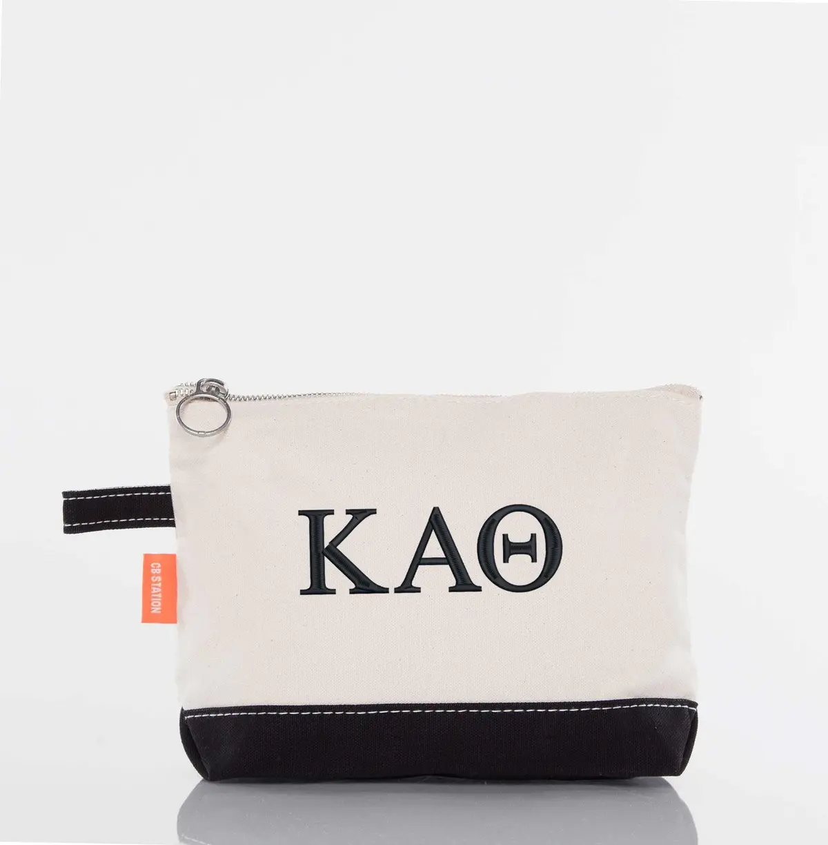 Kappa Alpha Theta Canvas Cosmetic Bag 1