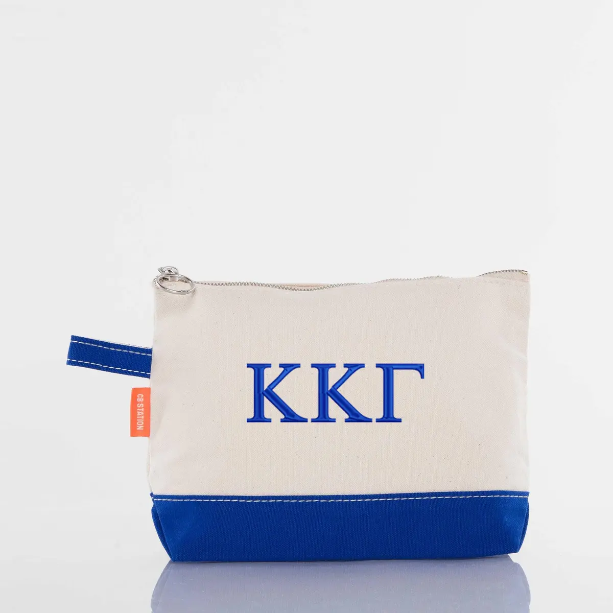 Kappa Kappa Gamma Canvas Cosmetic Bag 1