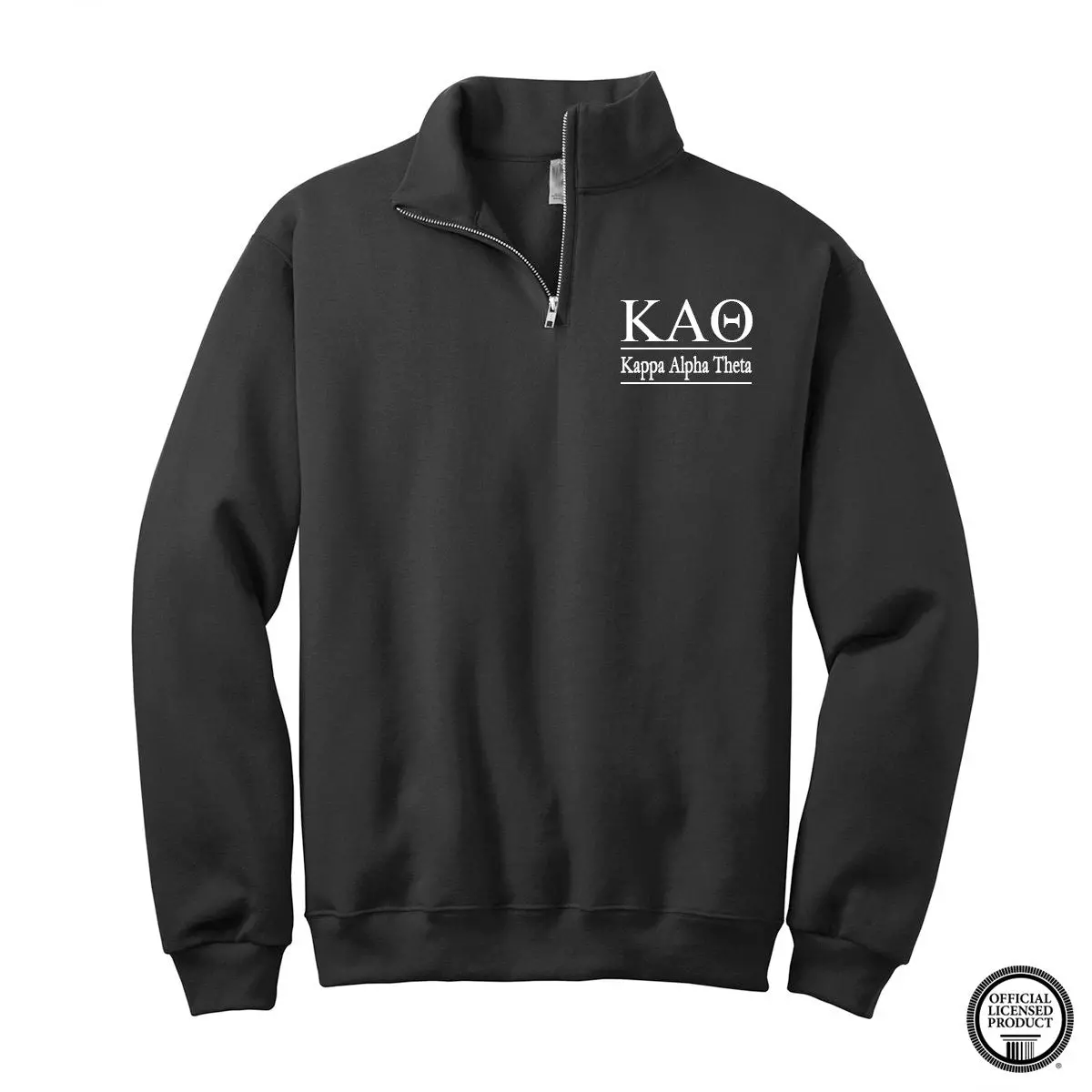Kappa Alpha Theta Quarter Zip Pullover 1