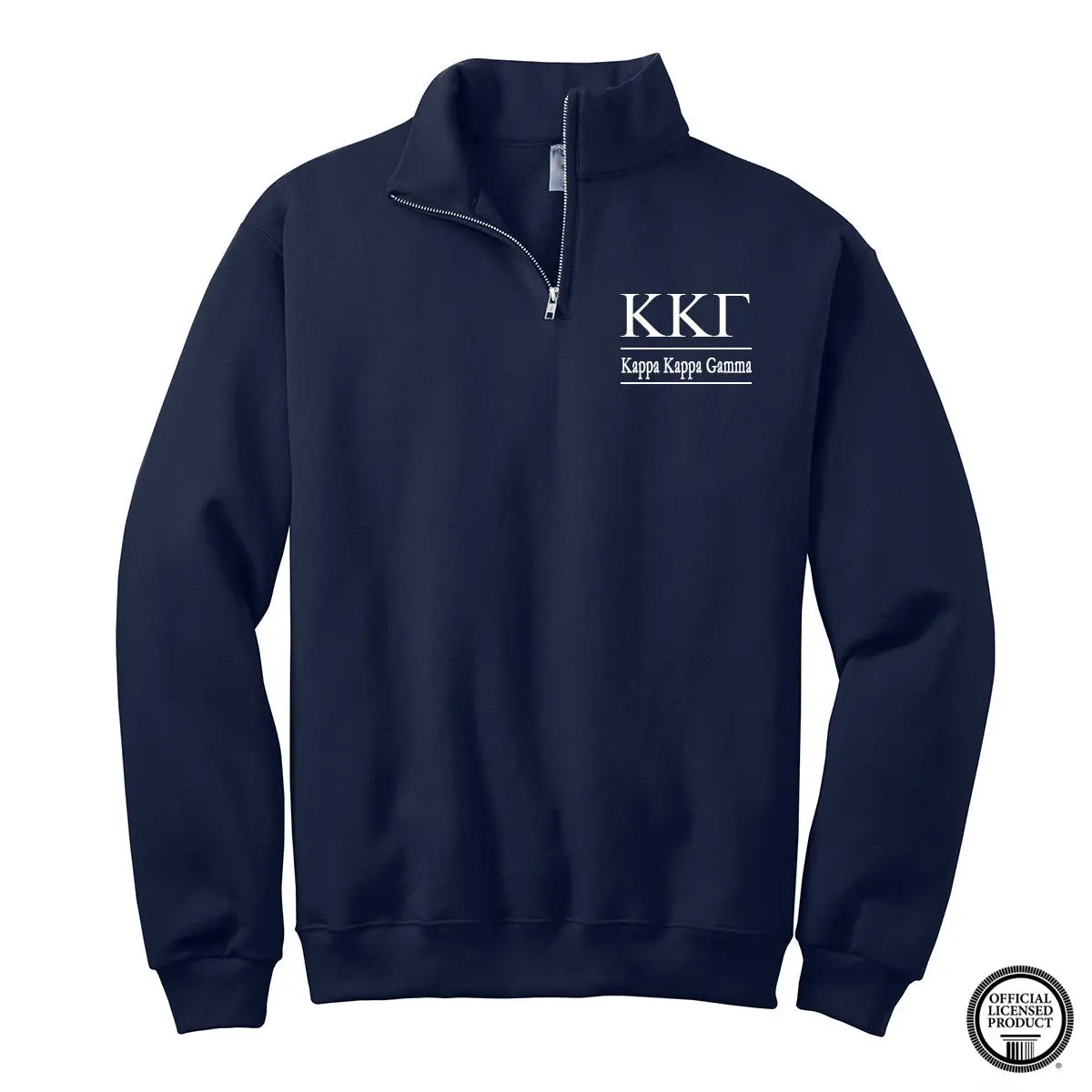 Kappa Kappa Gamma Quarter Zip Pullover 1