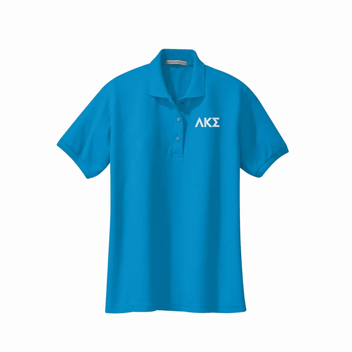Lambda Kappa Sigma Letters Cotton Pique Polo 1