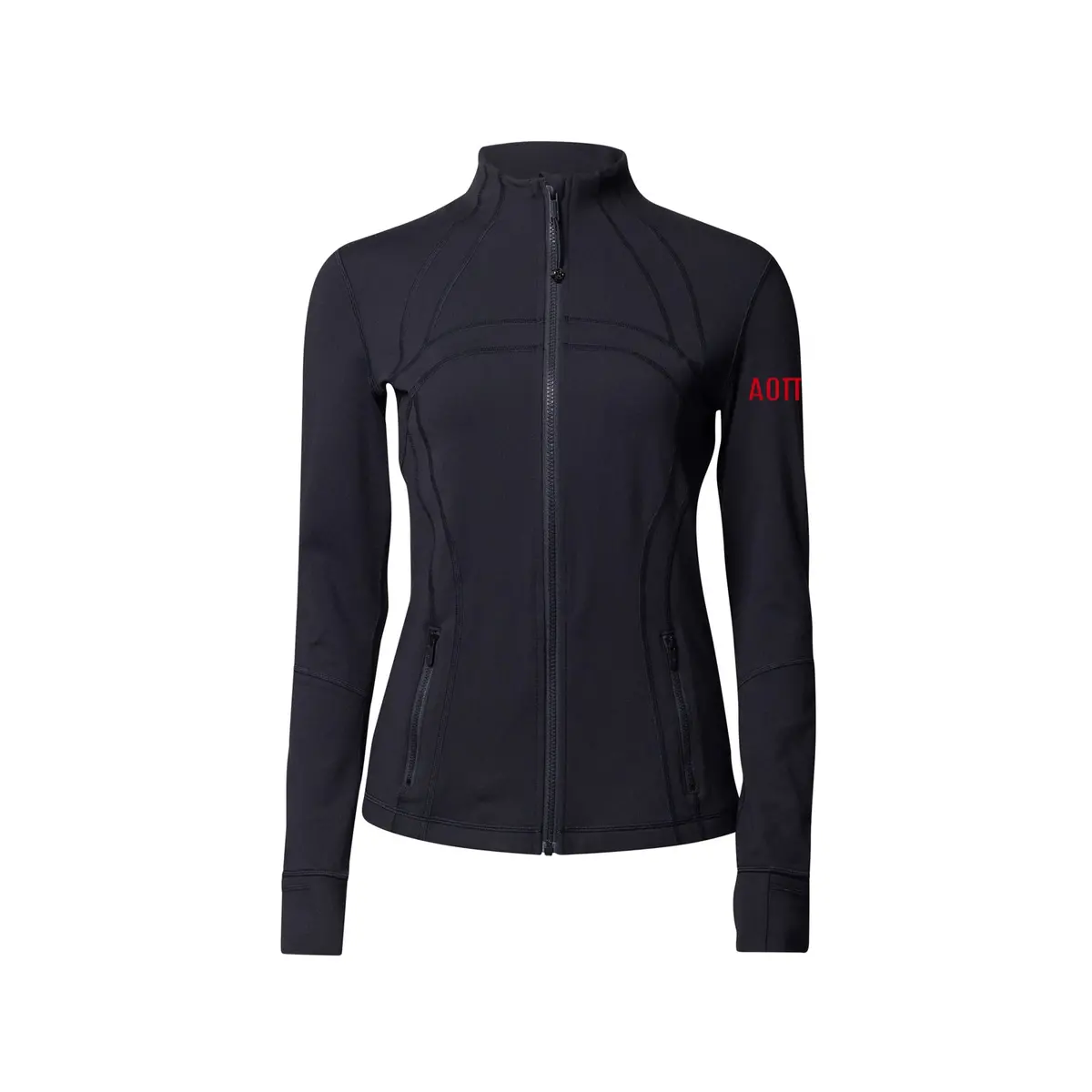 Alpha Omicron Pi Lululemon Define Jacket - Black - Xi Omicron Parents Club 1
