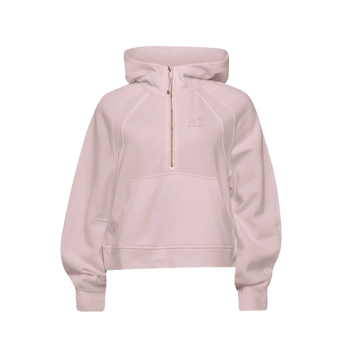 Limited Edition Delta Zeta Lululemon Scuba Oversized Half-Zip Hoodie - Pink Haze 1
