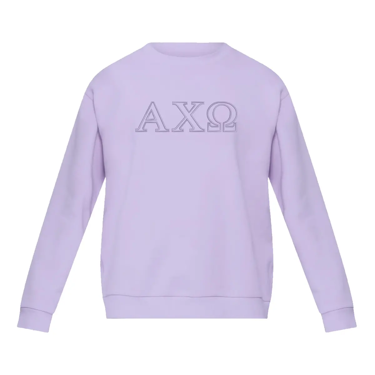 Alpha Chi Omega Lululemon Steady State Crew - Lavender Frost 1