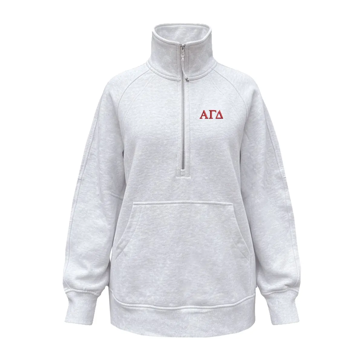 Alpha Gamma Delta Lululemon Scuba Oversized Funnel-Neck Half Zip Long 1