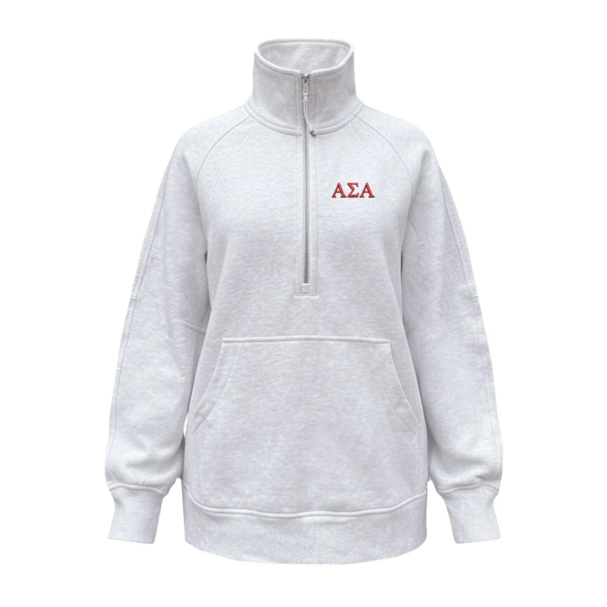 Alpha Sigma Alpha Lululemon Scuba Oversized Funnel-Neck Half Zip Long 1