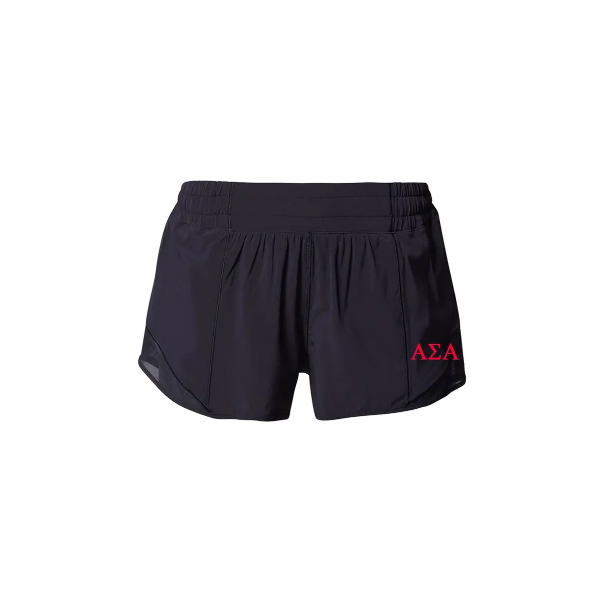 Alpha Sigma Alpha Lululemon Hotty Hot High-Rise Lined Short 2.5" - Black 1