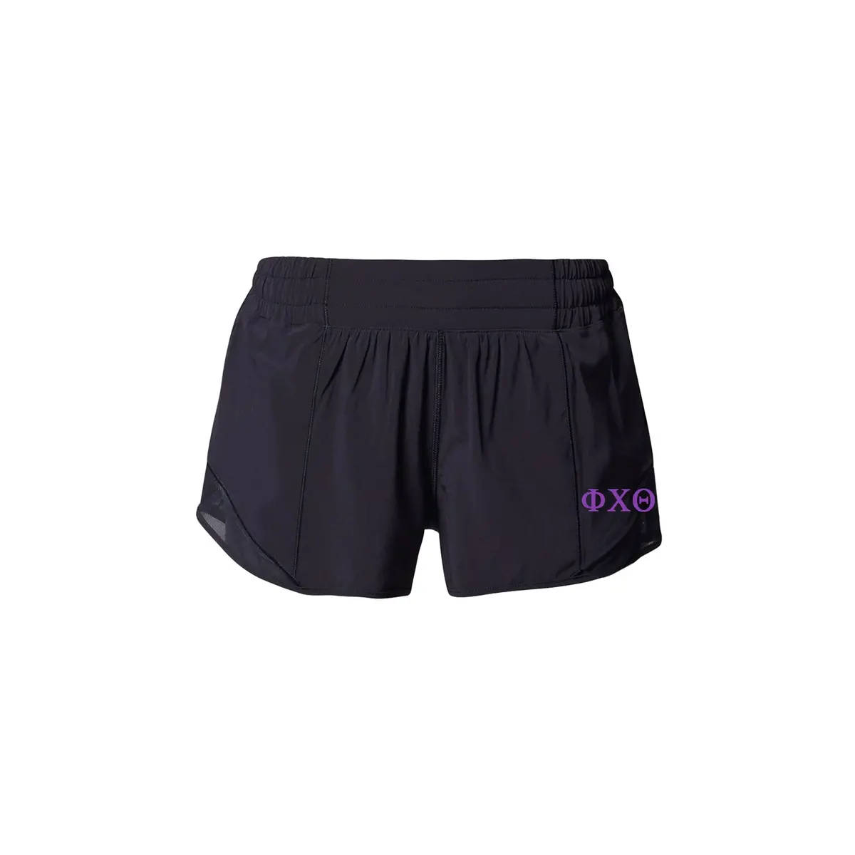 Phi Chi Theta Lululemon Hotty Hot High-Rise Lined Short 2.5" - Black 1